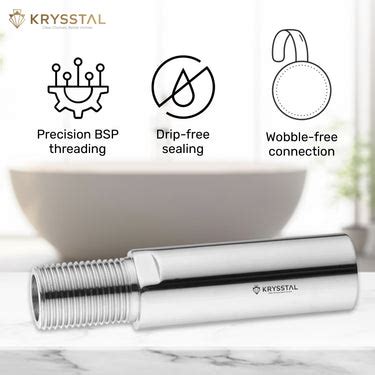 Extension Nipples – Brass & Chrome Plated | Krysstal India