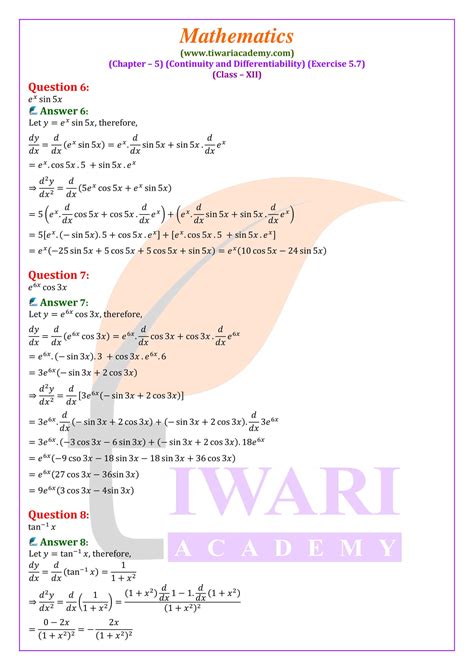 Rezultat imagine pentru Class 12th Maths Exercise 5.5