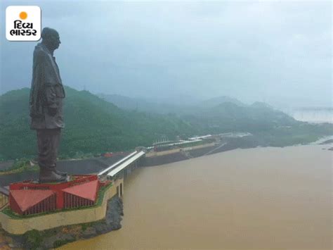 Gujarat Rain Update Sardar Sarovar Dam Water Level Rises