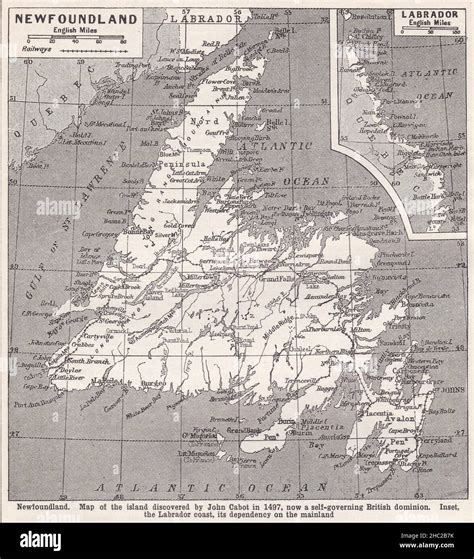 Newfoundland On A Map