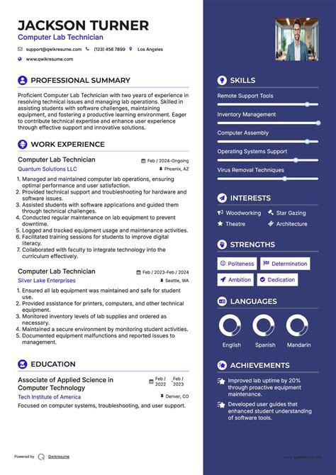 Computer Lab Technician 的图像结果