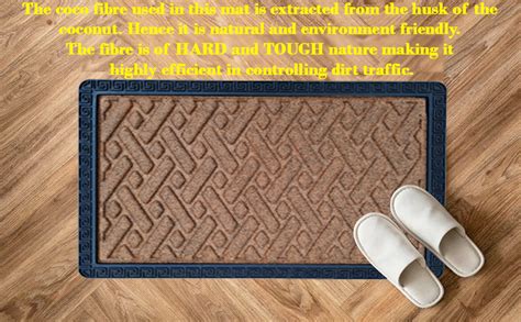 Buy MEGA CART HOME Polypropylene Anti-Skid Rubber Door Mat, Rectangular ...