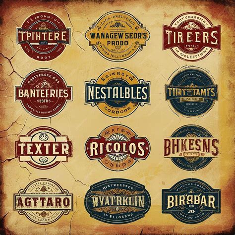 Retro Logo Design 的图像结果