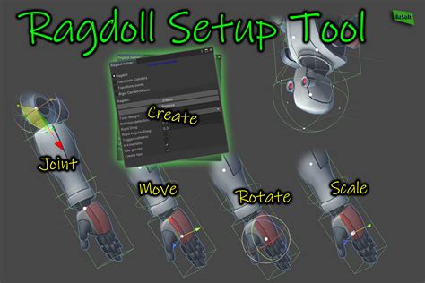 Unity Ragdoll Script 的图像结果