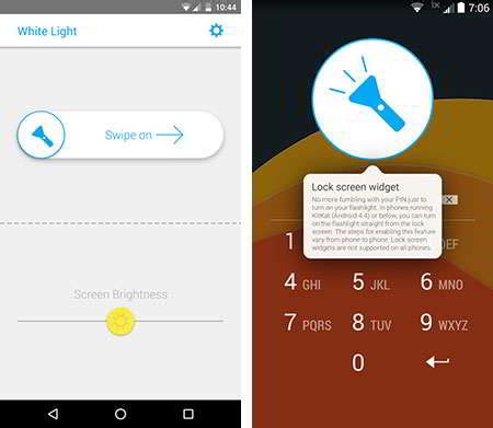 How to Use Flashlight App 的图像结果