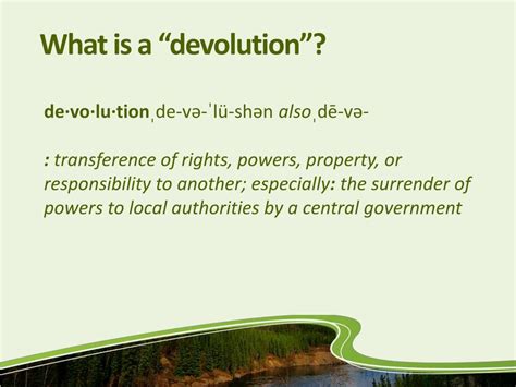 Image result for What Is Devolution Meaning