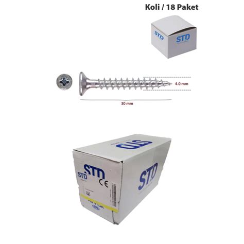 STD SUNTA VİDASI 4X30