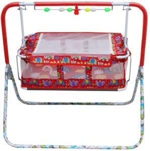 SWING N FLY Foldable Baby Cradle with Swing, Jhula Palna for New Born ...