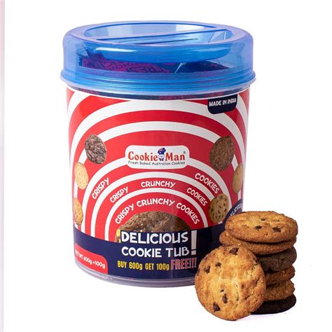 CookieMan Assorted Cookies Tub – 600 + 100g Extra | Jumbo Family Pack ...