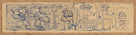 Jamini Roy Drawing (Animal Kingdom) | Prinseps