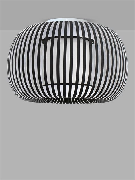John Lewis Harmony Ribbon Semi Flush Ceiling Light, Black