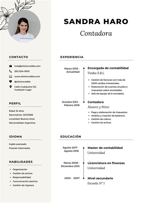Modelo De Curriculum Vitae Simple En Word Modelo De Curriculum Vitae Images
