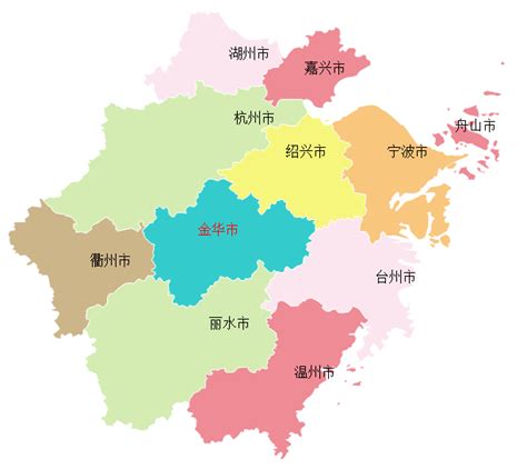 html5 svg浙江地图map省市地区代码-站长素材-跟版网