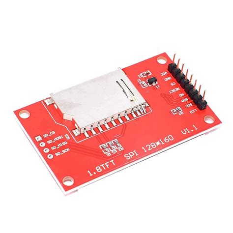 1.8 Inch TFT LCD Module 128 x 160 with 4 IO for arduino compatible ...