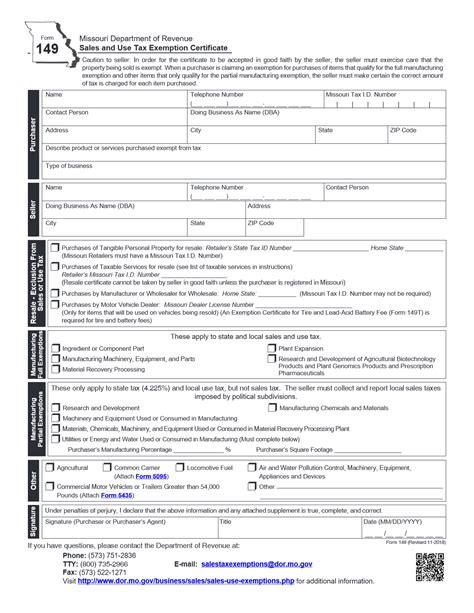 State Tax Exemption Forms - TP Tools & Equipment