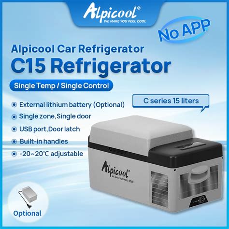Alpicool C15 Portable Compressor Refrigeration Car and Home Dual ...