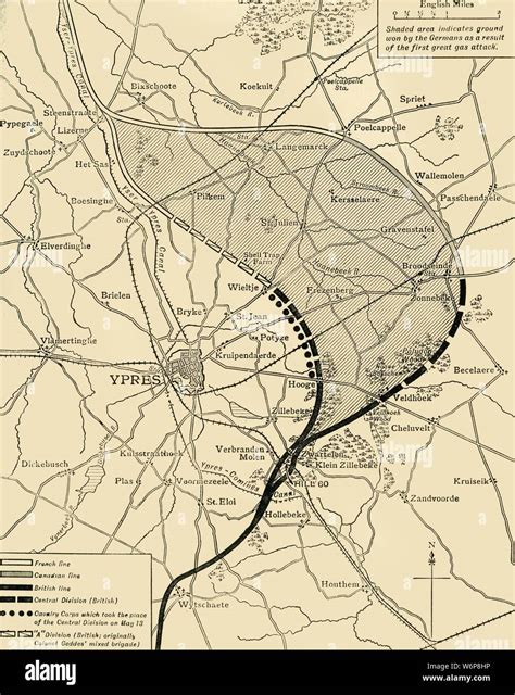 Belgium 1915 world war i in ypres hi-res stock photography and images - Alamy