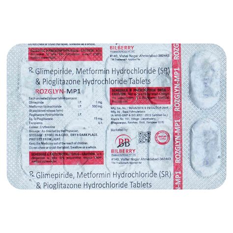 Rozglyn-MP1 Tablet | Uses, Side Effects, Price | Apollo Pharmacy