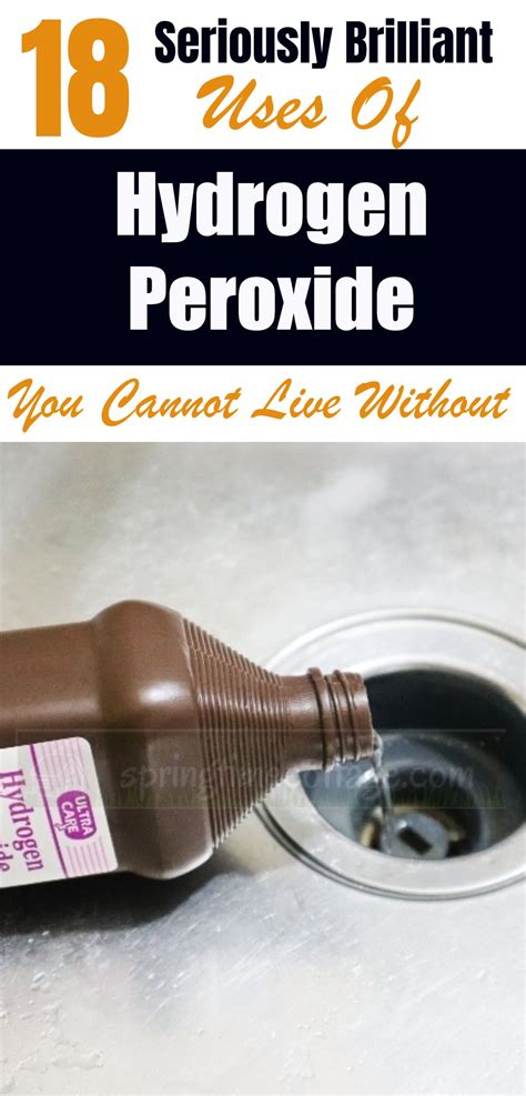 18 Seriously Brilliant Uses Of Hydrogen Peroxide | Hydrogen peroxide uses, Easy cleaning hacks ...