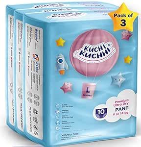 Buy KUCHI-KUCHHI Baby Diaper Pants| Wetness Indicator| Bubble Sheet ...