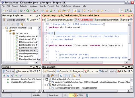 Eclipse GUI 的图像结果