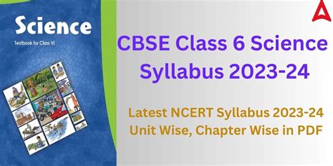 Image result for CBSE Class 6 Science Syllabus