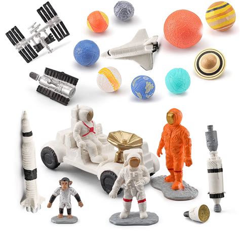 Buy 19PCS Planets Solar System Astronaut Figure Toy Children Solar ...