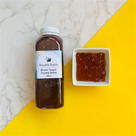 Brown Sugar Crystal Boba – Bauble Boba
