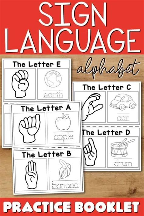 Image result for Sign Language Alphabet Sheet