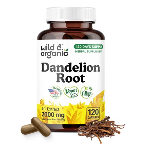 Dandelion Root Capsules - 120 Count