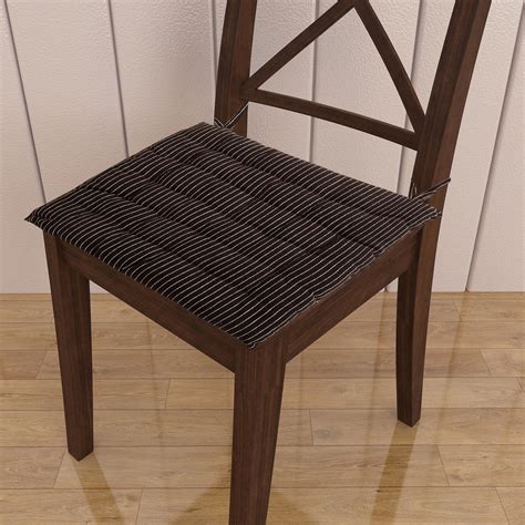 Buy Everyday Essential - Brown Textured Super Soft Chair Pad - 22x39cm ...