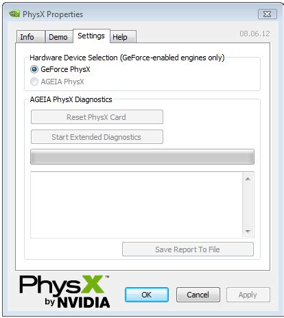 NVIDIA PhysX - Download