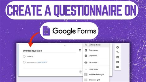Image result for Making Google Form Questionnaire
