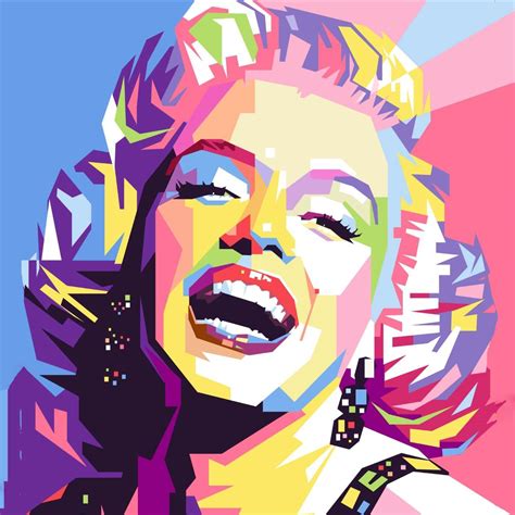 Marilyn Monroe - Pop Art Painting Square - Posters by Tallenge Store ...
