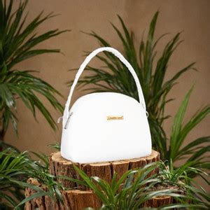 Buy Leather Land Women White, Gold Pouch Potli Ceramic White Online ...
