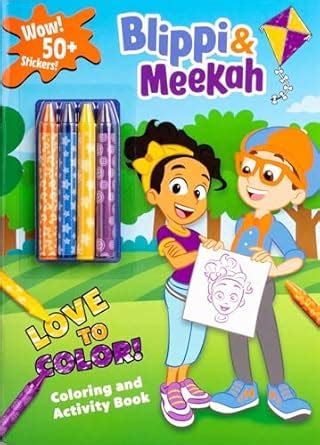 Blippi: Blippi and Meekah Love to Color! : Studio Fun International ...