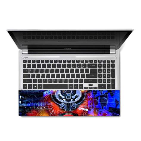 Full Panel Laptop Skin - Illuminati Eyes Blue – SkinsLegend