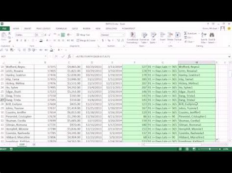 Aging Analysis Reports using Excel - India Dictionary