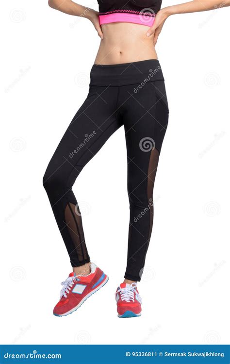 Women` s fitness pants. stock image. Image of women, healthy - 95336811
