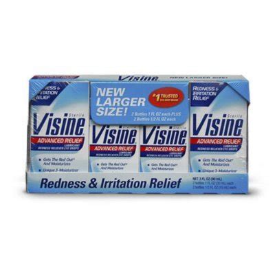 Buy Visine Sterile Advanced Eye Drops, 1 ounce, 3- count, Packages ...