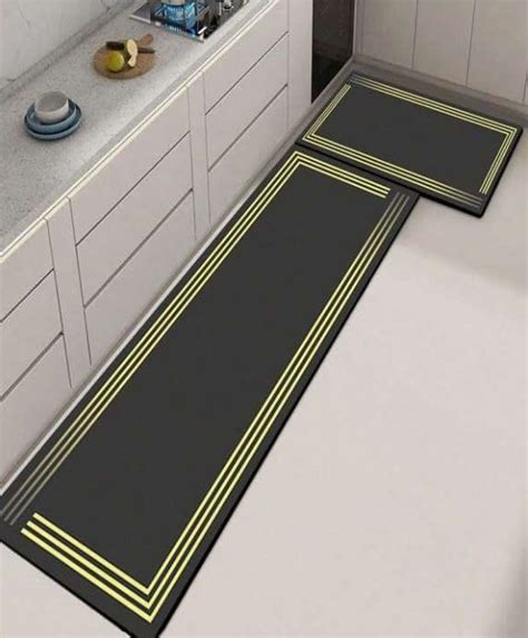 Buy Whixant 2 Pcs Kitchen Mats, Waterproof Memory Foam Kitchen Rugs ...