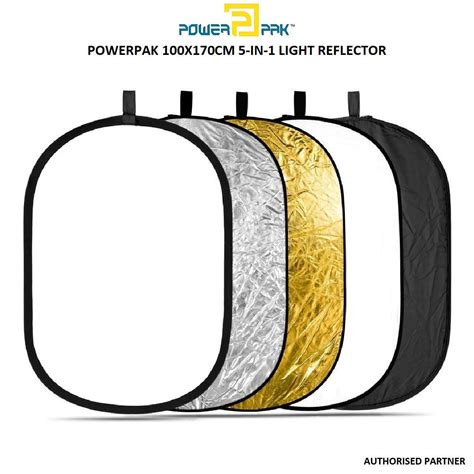 Powerpak 5 in 1 RFT05 Collapsible Photo Light Reflector 100 X 170 cm ...