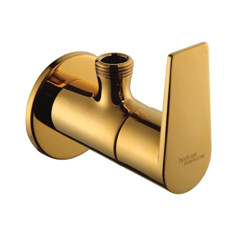 Hindware Basin Area Angular Stop Cock Element Gold F360006PGD - Gold on ...