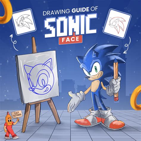 Image result for Sonic Face Sketch Tutorial