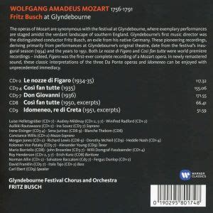 Fritz Busch - Mozart Operas (Le nozze di Figaro, Cosi fan tutte, Don ...