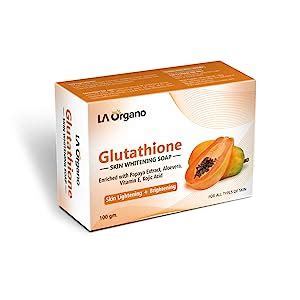 Buy LA Organo L- Glutathione Gel & Papaya Soap for Skin Whitening ...