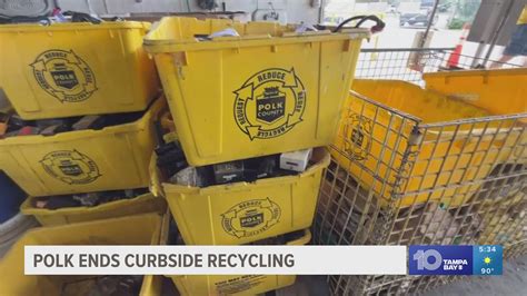 Polk County ending curbside recycling after 2 decades, but bringing ...