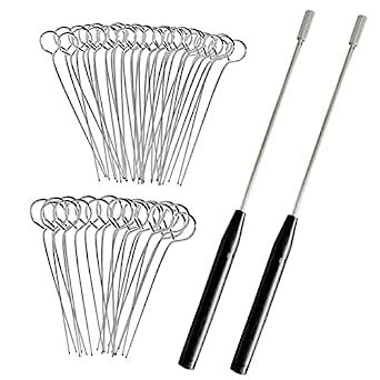 ADAMAS-BETA 2Pcs Reusable Inoculating Loop Metal Inoculation Loop ...