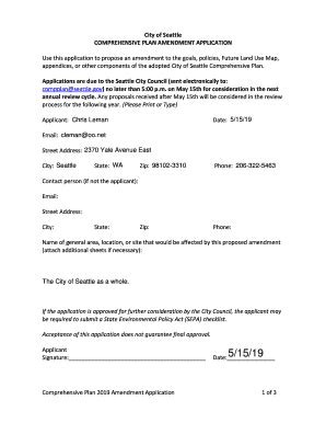 Fillable Online clerk seattle Use this application to propose an ...