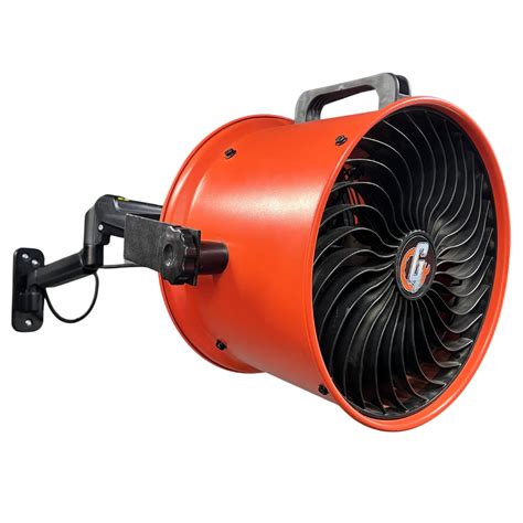 Adjustable Wall Mounted Garage Fan | Ghost Garages